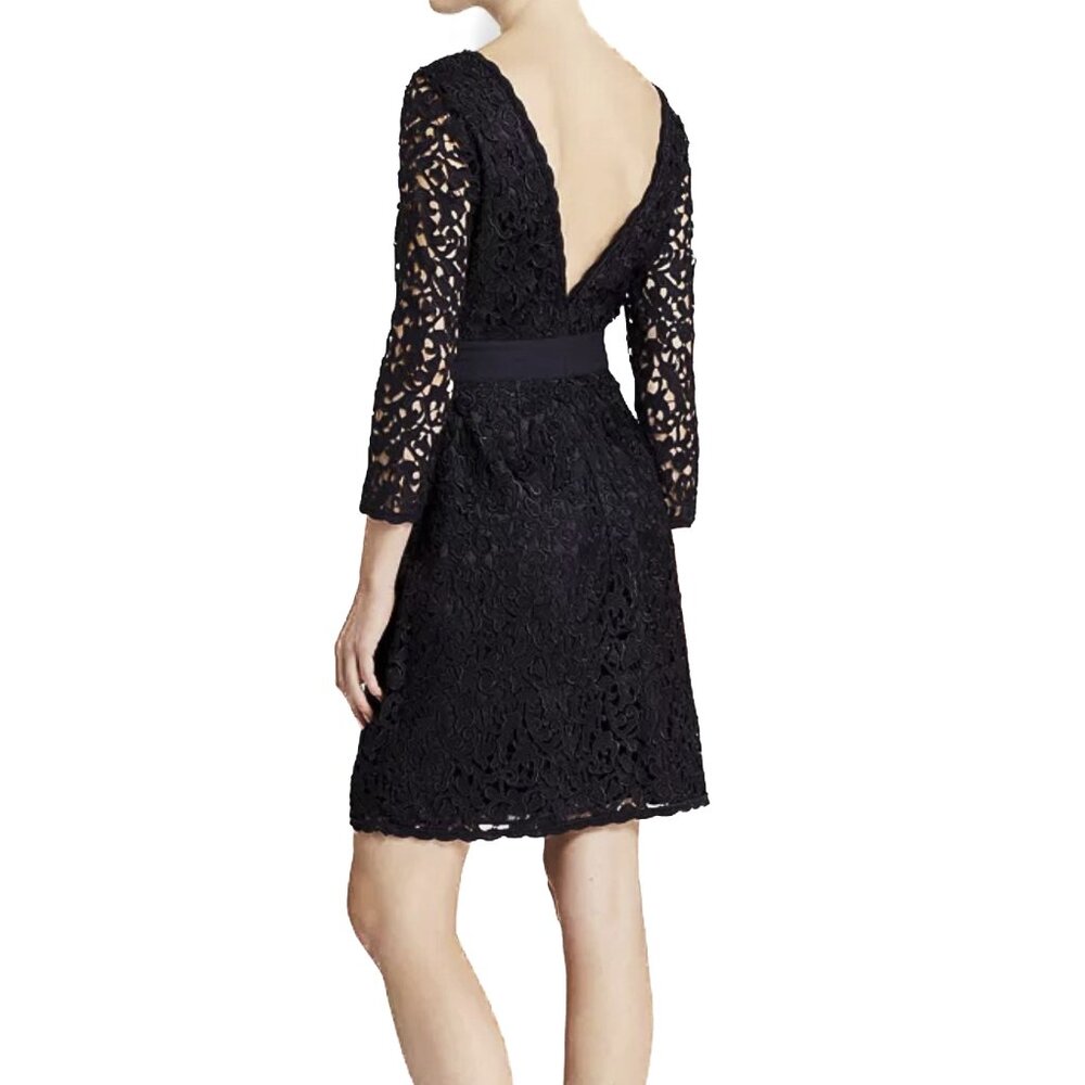 Tory Burch Renny Lace Dress in Navy Size 2 - NWOT